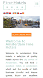 Mobile Screenshot of amsterdamfinehotels.com